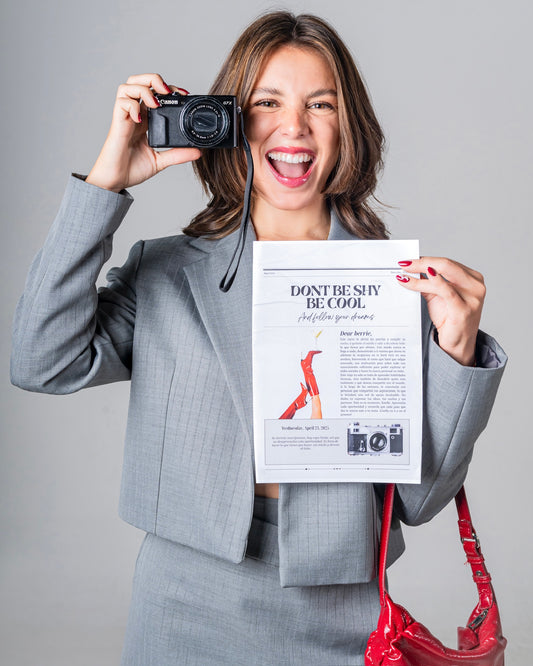 Don't be shy be cool